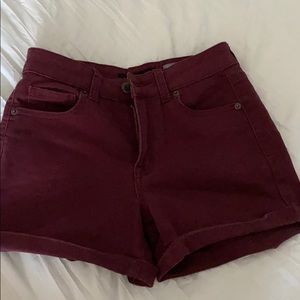 Aeropostale high waisted midi shorts